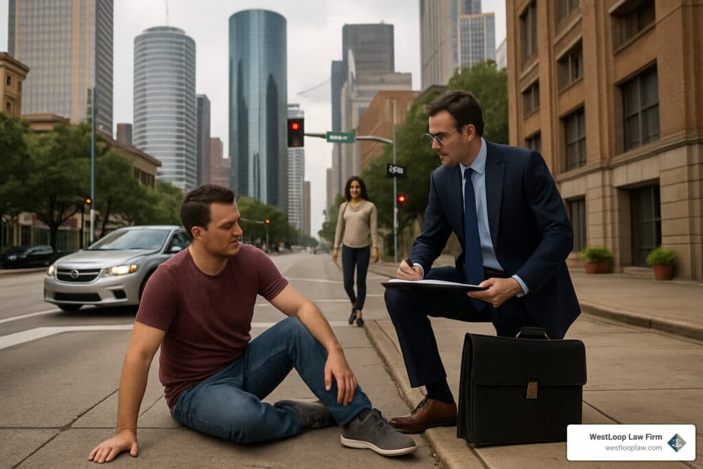 Pedestrian accident attorney Houston