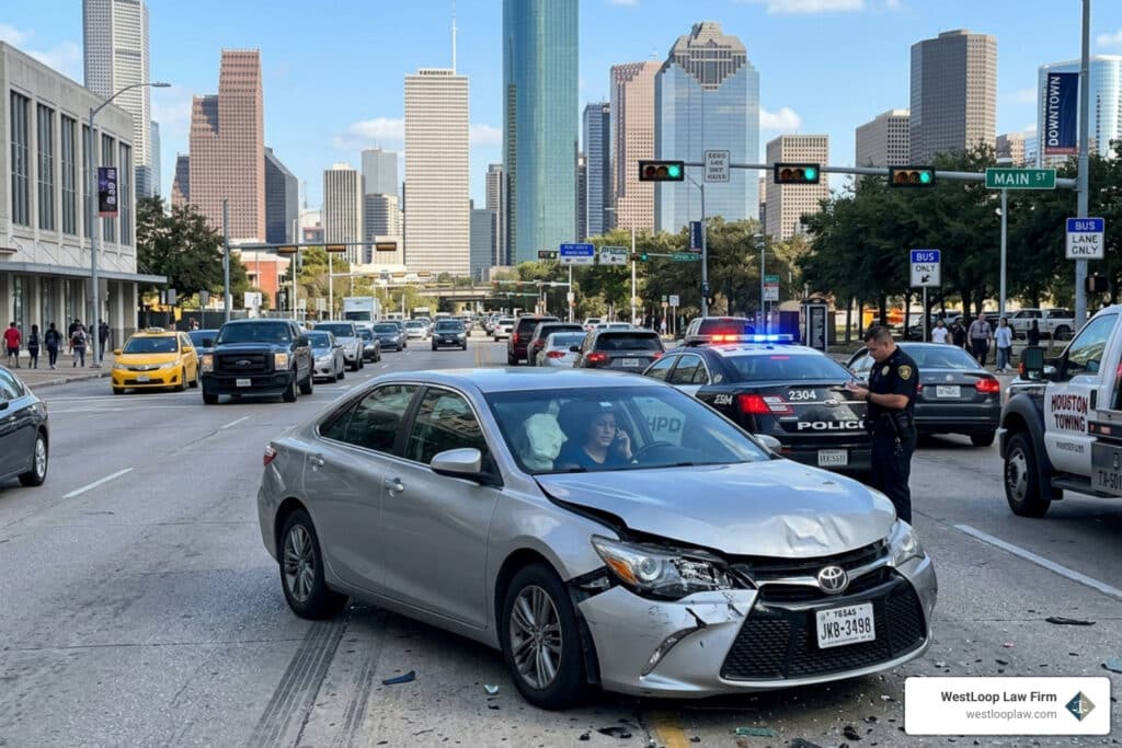 Show me a list of experienced car wreck attorneys in Houston.