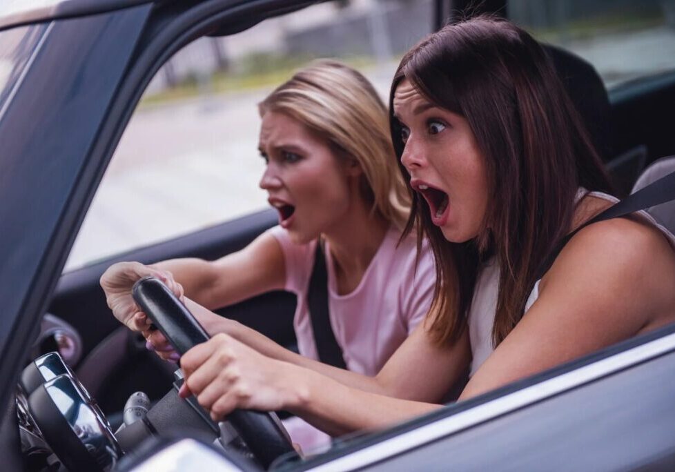 houston auto collision lawyer on busy Houston Interstate 45 highway traffic