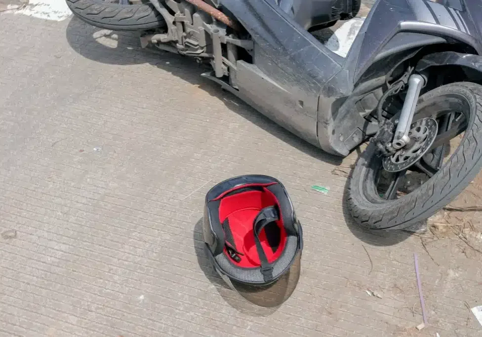 motorcycle crash claim on Houston highway