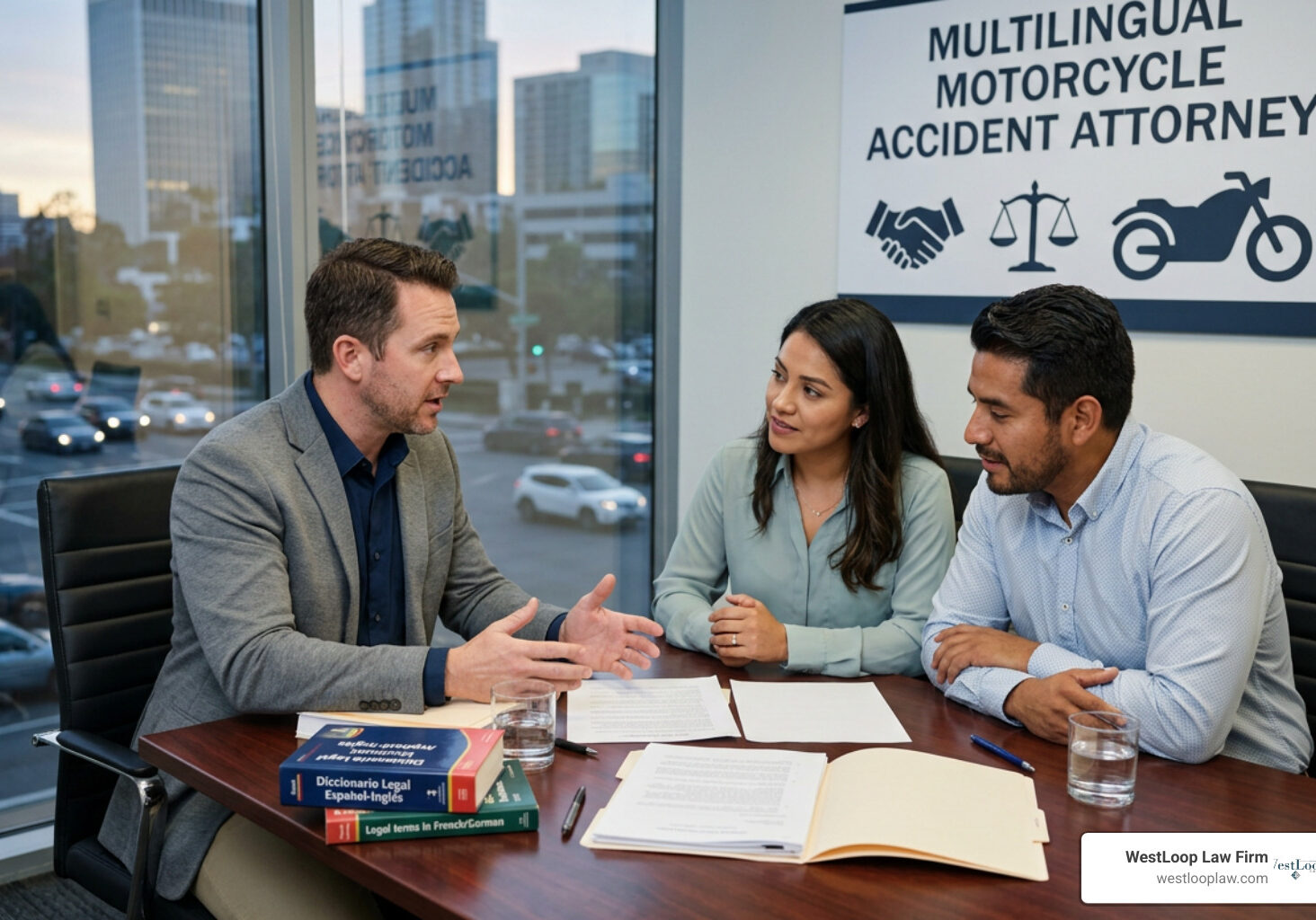 multilingual motorcycle accident attorney Houston